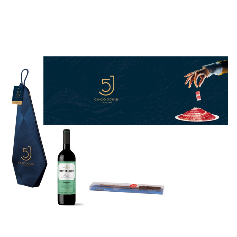 Jamón 5 Jotas Bellota 100% Ibérico 6-7kg Caja Navideña Jamón 5 Jotas Bellota 100% Ibérico 6-7kg Caja Navideña